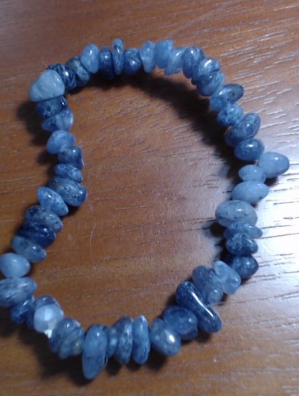 Chip Stone Stretch Bracelet Lolite Crystal Elastic (1)